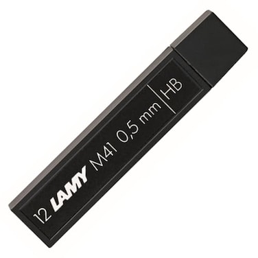 LAMY M41 Pencil Leads in Grey Writing Color 12 pcs Original Replacement Leads for All Lamy Pencil Models in Lead Hardness HB 05 mm line Width