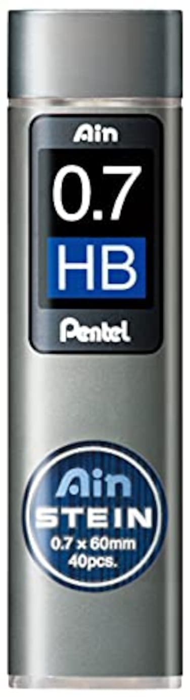 Pentel Ain Stein Mechanical Pencil Lead 07mm HB 40 Leads C277HB