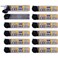 June Gold 1320 Pieces 07 mm HB 2 Lead Refills 12 Dispensers 110 Pieces Per Dispenser Medium Thickness Break Resistant LeadGraphite