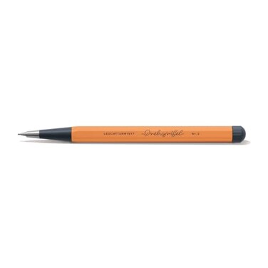 LEUCHTTURM1917 Drehgriffel Mechanical Pencil Refillable Writing Stylus with 07 mm HB Graphite Lead Apricot