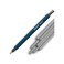 Carmel 4mm Mechanical Grease Pencil 25 Lead Refills Silver Clutch Pencil with Thick Waxy Leads 4mm Lead Holder for Drawing Wax Pencil for Holding Soft Greasy Leads Mechanical China Marker
