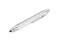 Troika ZIMMERMANN 56 PEN56SI Carpenters pencil clutch pencil 56 mm HB lead centimetreinch ruler 120 m150 m scale brass silver original