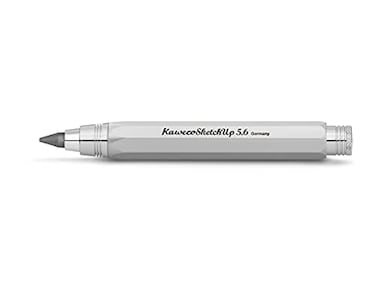 Kaweco SKETCH UP Clutch Pencil 56 mm 5B Satin Chrome with Lead Refill I Pencil 105 cm