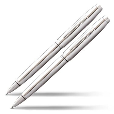 Cross Coventry Polished Chrome Pen and Pencil Gift Set