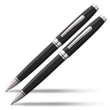 Cross Coventry Black Lacquer Pen and Pencil Gift Set
