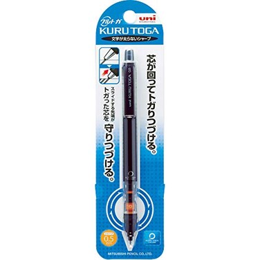 &auml;&cedil;&permil;&egrave;&eacute;&permil;&rsaquo;&ccedil;&shy;&dagger; Uni Mechanical Pencil Kurutoga Pipe Slide Model 05mm Black Body M54521P24