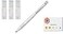 amazdone uni Kuru Toga Advance Upgrade Model 03mm Mechanical Pencil ivory Bodyuni Mechanical Pencil LeadThe Uni SmudgeProof Leads 03mm HB 3 Set Sticky Notes
