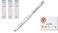 amazdone uni Kuru Toga Advance Upgrade Model 03mm Mechanical Pencil ivory Bodyuni Mechanical Pencil LeadThe Uni SmudgeProof Leads 03mm HB 3 Set Sticky Notes