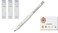 amazdone uni Kuru Toga Advance Upgrade Model 03mm Mechanical Pencil ivory Bodyuni Mechanical Pencil LeadThe Uni SmudgeProof Leads 03mm HB 3 Set Sticky Notes
