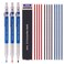 Morning glory 20 mm Lead Holder Pen Mechanical Pencil for Draft DrawingCarpenterCrafting Art Sketching Sharpener Pack of 3 Pens 20mm Lead 1 TubeRed 4Blue 4 Black 412 Box packing