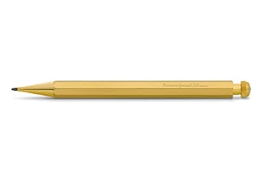 Kaweco Special Mechanical Pencil Brass 20 mm I Lead Pencil Made of Premium Brass I Push Lead 14 cm I Refillable without Eraser