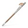 Graf von Faber-Castell Graf von FaberCastell Platinum Plated Perfect Pencil Brown