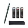 QULLITY Graph 1000 for Pro Mechanical Drafting Pencil Ain HBB2B leads original Black slim pen case 07