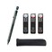 QULLITY Graph 1000 for Pro Mechanical Drafting Pencil Ain HBB2B leads original Black slim pen case 07