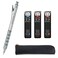 QULLITY Graph Gear 1000 Mechanical Drafting Pencil Ain HBB2B leads original Black slim pen case 05mm