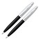 Sheaffer Gift Collection 100 Series Ball Point and Mechanical Pencils Set Glossy Black Barrel with Chrome Cap with Refill and Lead SH93139