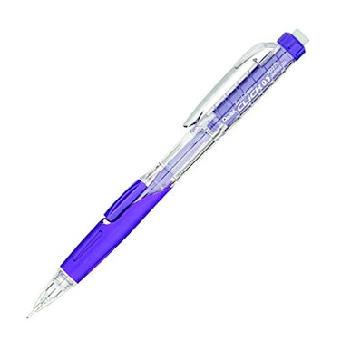 Pentel TwistErase Click Mechanical Pencil 05mm Transparent Violet Barrel Box of 12 PD275TV