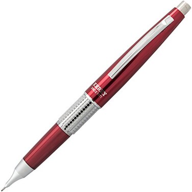 Pentel Sharp Kerry Automatic Pencil 05mm Lead Size Red Barrel 1 Each P1035B