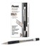 Pentel Quicker Clicker Mechanical Pencil 09mm Transparent Black Barrel Box of 12 PD349TA