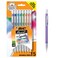 BIC XtraSparkle Number 2 Mechanical Pencils With Erasers Medium Point 07mm 15Count Pack Cute Mechanical Pencils for Girls Boys and Adults