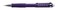Pentel TwistErase III Mechanical Pencil 09mm Violet Barrel Box of 12 QE519V