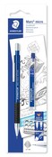 STAEDTLER 7757BK25DA Mars Micro Mechanical Pencil 07mm Blistercard of 1 12 Lead Refills