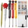 Nicpro 10 Pack Carpenter Pencils Mechanical Construction Pencils with 21 Refill Automatic Center Punch and Carbide Scribe Tool Mechanical Pencil for Woodworking Best Carpenters Marking Tool