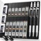 Nicpro 2mm Metal Mechanical Pencil Set with Case 3PCS Lead Pencil Holder 20 mm with 144PCS Lead Refills 4H 2H HB 2B 4B 6B Color Eraser Sharpener for Drafting Writing Drawing Sketching