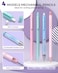 Four Candies 36PCS Aesthetic School Supplies Mechanical Pencils 05mm 07mm 09mm 20mm with 624PCS Lead Refills Cute Mechanical Pencils for Writing Drawing Drafting Pink