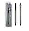 KURUTOGA Mitsubishi Pencil Mechanical Pencil Metal 05mm Phantom Gray M5KH1P23 With Original Stylus Ballpoint Touch Pen