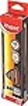 Maped Helix Jumbo Triangular Pencils x12 Comfort Writing Durable Easy Sharpening BreakResistant LatexFree Eraser