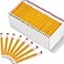 Chivao 288 Pieces Golf Mini Pencils Bulk with Eraser 2 HB Golf Short Pre Sharpened Pencils for Party Favors Office Supplies 4 InchYellow
