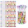 Kolewo4ever 48pcs HB Donuts Pencils Kawaii Cute Multipoint Pencil Push Translucent Non Sharpening Stackable Pencils Pop Up Plastic Pencil for Classroom Rewards Carnival Prizes Donuts