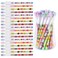 Kolewo4ever 48pcs HB Donuts Pencils Kawaii Cute Multipoint Pencil Push Translucent Non Sharpening Stackable Pencils Pop Up Plastic Pencil for Classroom Rewards Carnival Prizes Donuts