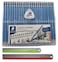 Yosogo Wooden Pencil By Staedtler Mars Lumograph Pack of 24 Degrees in Practical Plastic Storage Box With 6 and 8 Aluminum Ruler