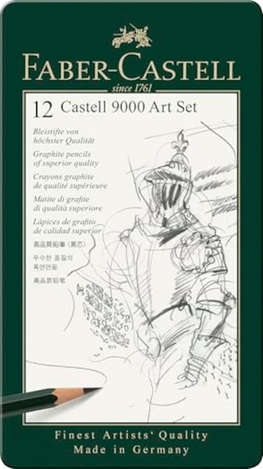 Faber-Castell FaberCastell 9000 Graphite Sketch Pencil Sets Art 8B 2H set of 12