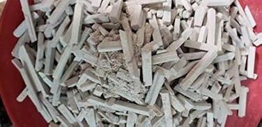 Viaana's clay and chalk Viaanas clay and chalk Natural Bite Size Slate Pencils 1 LB