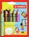 STABILO MultiTalented Pencil woody 3 in 1 duo Pack of 5 Assorted Colors with Sharpener