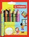 STABILO MultiTalented Pencil woody 3 in 1 duo Pack of 5 Assorted Colors with Sharpener