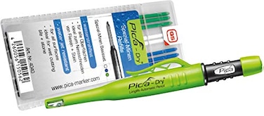 Pica 3030 4040 Dry Pen including Special Lead Base Set Carpenters Pencil Green Blue White