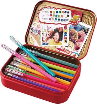 Pentel MATTEHOP Color Gel Pen Set 10 mm 21 Colors Metal Box K110V21ST