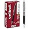Uni-Ball uniball 207 Retractable Gel Pens Medium Point 07mm Black 12 Pack