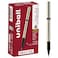 Uni-Ball Uniball Deluxe Rollerball Pen 12 Blue 07mm Smooth Writing Waterproof Ink Fine Point Office Supplies