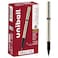 Uni-Ball Uniball Deluxe Rollerball Pen 12 Blue 07mm Smooth Writing Waterproof Ink Fine Point Office Supplies