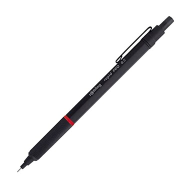 rOtring Rapid Pro Mechanical Pencil 05 mm Matte Black Finish Precision Writing and Sketching Instrument with Comfortable Grip