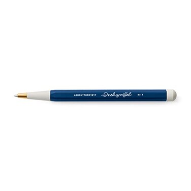 LEUCHTTURM1917 Drehgriffel Writing Pen Navy Gel Pen with Black Ink Included