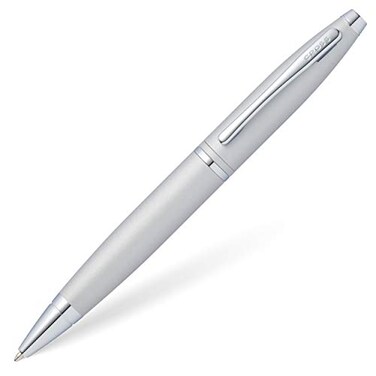 Cross Calais Refillable Ballpoint Pen Medium Ballpen Includes Premium Gift Box Satin Chrome