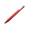 Everyman Crimson Grafton Mini Twist Refillable 07mm Gel Ink Pen Sleek Anodized Aluminum Pocket Pen with Grooved Grip Smooth Writing EDC Ink Pen for Office Travel Work Gifting