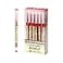 BEMLP Gel Ink Pen Extra Fine Point Pens Ballpoint Pen 035mm Red Liquid Ink Rollerball Gel Pens Premium QuickDrying For Japanese Office School Stationery Supply 12 Packs