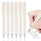 RIANCY Gel Pens 6 Pcs 05mm Black Ink Pens Fine Point Aesthetic Pens Smooth Writing Pen Cute Office School Supplies Gifts for Women Men